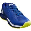 Wilson Unisex-Child Rush Pro Ace Junior Tennis Shoes(Blue Print/Safety Yellow)