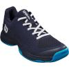 Wilson Unisex-Child Rush Pro Lite Junior Tennis Shoes(Navy Blazer/White/Atomic Blue)