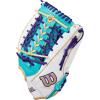 Wilson Winter 2025 A2000® Fastpitch Gloves(White/Teal/Blonde)