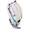 Wilson Winter 2025 A2000® Fastpitch Gloves(White/Teal/Blonde)