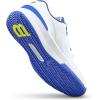 Wilson Womens Intrigue Pro Women’s Tennis Shoes(White/Amparo Blue/Safety Yellow)