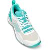 Wilson Womens Women’s Hurakn Pro V2 Padel Shoes(White/Turquoise)