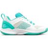 Wilson Womens Women’s Hurakn Pro V2 Padel Shoes(White/Turquoise)