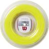 WILSON Synthetic Gut Power Tennis String – Set and 200m Reel, 16 and 17 Gauge(Yellow)