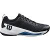 Wilson Men’s Rush Pro 4.5 Tennis Shoes(Black/White/Ensign Blue)