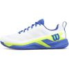 Wilson Men’s Rush Pro 4.5 Tennis Shoes(White/Amparo Blue/Safety Yellow)