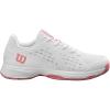 Wilson Unisex-Child Rush Pro Lite Junior Tennis Shoes(White/Mauveglow)