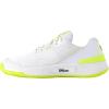 Wilson Womens Intrigue Pro Women’s Tennis Shoes(White/Safety Yellow/Navy Blazer)