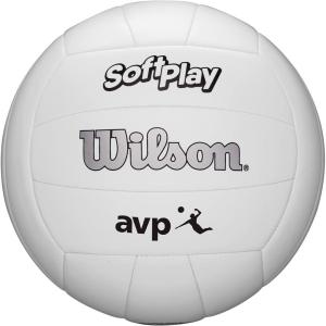 WILSON AVP Soft Play Volleyball – Official Size(White)