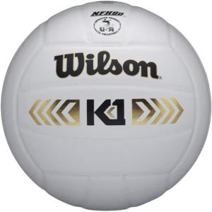 WILSON Indoor Game Volleyballs – Official Size(White)