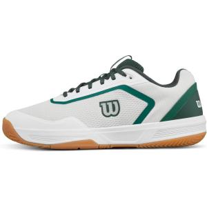 WILSON Mens Courtglide Men’s Tennis Shoes(White/Sycamore/Gum)