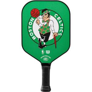 WILSON NBA Collection Fierce Team Pickleball Paddles – Grip Size 2-4 1/4″(Boston Celtics)
