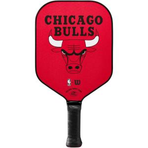 WILSON NBA Collection Fierce Team Pickleball Paddles – Grip Size 2-4 1/4″(Chicago Bulls)