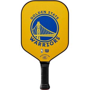 WILSON NBA Collection Fierce Team Pickleball Paddles – Grip Size 2-4 1/4″(Golden State Warriors)