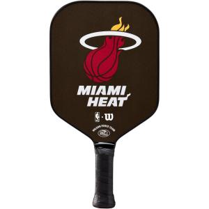 WILSON NBA Collection Fierce Team Pickleball Paddles – Grip Size 2-4 1/4″(Miami Heat)
