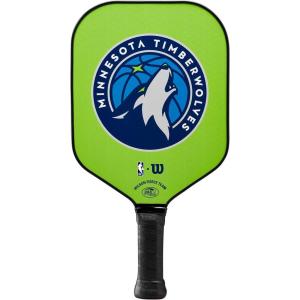 WILSON NBA Collection Fierce Team Pickleball Paddles – Grip Size 2-4 1/4″(Minnesota Timberwolves)