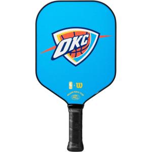 WILSON NBA Collection Fierce Team Pickleball Paddles – Grip Size 2-4 1/4″(Oklahoma City Thunder)