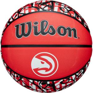 WILSON NBA Team Graffiti Basketballs – Size 7-29.5″(Atlanta Hawks)