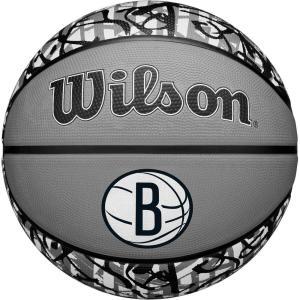 WILSON NBA Team Graffiti Basketballs – Size 7-29.5″(Brooklyn Nets)