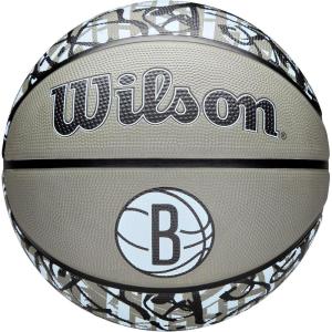 WILSON NBA Team Graffiti Basketballs – Size 7-29.5″(Brooklyn Nets (New Version))