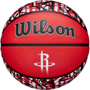 WILSON NBA Team Graffiti Basketballs – Size 7-29.5″(Houston Rockets)