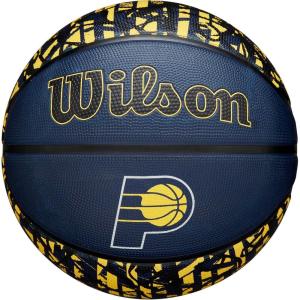 WILSON NBA Team Graffiti Basketballs – Size 7-29.5″(Indiana Pacers)