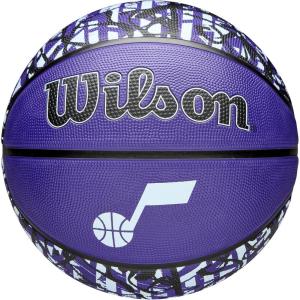 WILSON NBA Team Graffiti Basketballs – Size 7-29.5″(Utah Jazz (New Version))