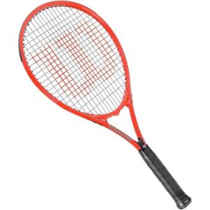 WILSON Pro Staff Precision XL 110 Adult Recreational Tennis Racket – Grip Size 3-4 3/8″, Red