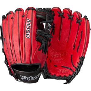 Wilson 2024 A1000 Infield Baseball Gloves(Red/Black/White)