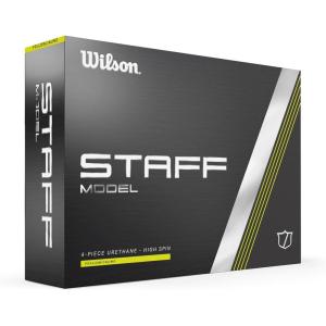 Wilson 2024 Staff Model Golf Balls – 12 Balls(Yellow)