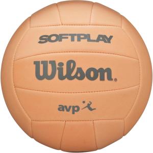 Wilson 2025 AVP Soft Play Volleyballs – Official Size(Orange)