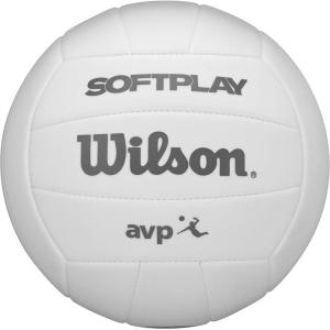 Wilson 2025 AVP Soft Play Volleyballs – Official Size(White)
