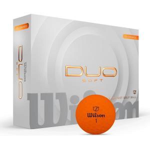 Wilson 2025 Duo Soft Golf Balls – 12 Balls(Orange)