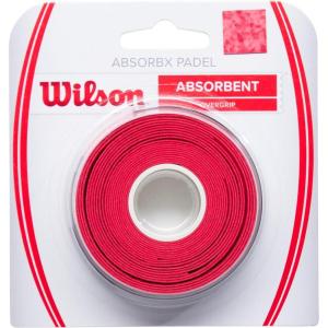 Wilson AbsorbX Padel Overgrips(Red)