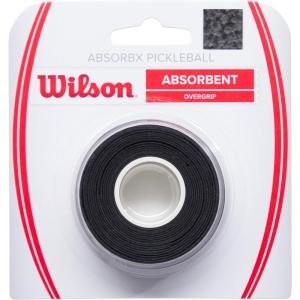 Wilson AbsorbX Pickleball Overgrips(Black)