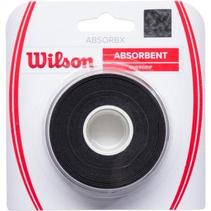 Wilson AbsorbX Tennis Overgrips(Black)