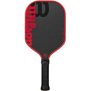 Wilson Blaze Series Pickleball Paddles – Grip Size 2-4 1/4″, Black/Red(Black/Red)