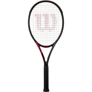 Wilson Clash 100 Pro V3 Strung Adult Performance Tennis Racket – Grip Size 1-4 1/8″, Strung with Sensation 16 Natural at Mid Range Tension(Grip Size 2 – 4 1/4″)