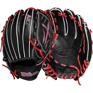 Wilson Fall 2024 A2K® Baseball Gloves(Black/Flamingo)