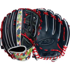 Wilson Fall 2024 A2K® Baseball Gloves(Navy/Red/Neon Green)