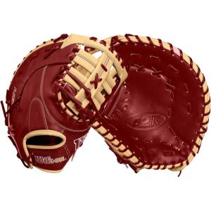 Wilson Fall 2024 A2K® Baseball Gloves(Red/Blonde)