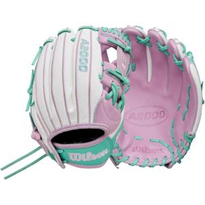 Wilson Fall 2025 A2000® Fastpitch Gloves(White/Seafoam/Lavender)