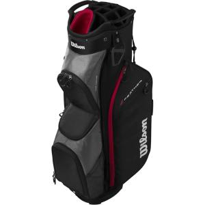 Wilson Feather Golf Cart Bag – Black/Grey/Red(Black/Grey/Red)