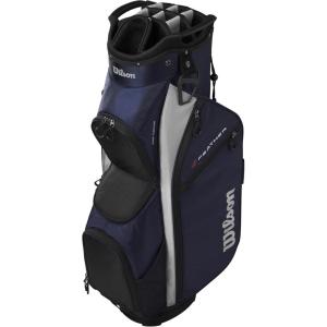 Wilson Feather Golf Cart Bag – Black/Grey/Red(Navy/Silver)