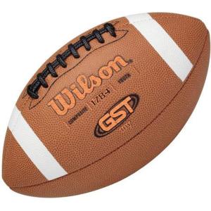 Wilson GST Composite Footballs – Tan(Youth Size (7th-8th grade; Ages 12-14))