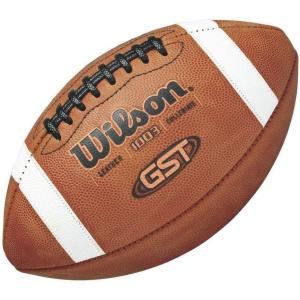 Wilson GST Game Football – Official Size(Brown)