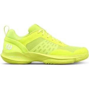Wilson Mens Men’s Hurakn Pro V2 Padel Shoes(Safety Yellow/White)