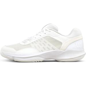 Wilson Mens Men’s Hurakn Pro V2 Padel Shoes(White/White/White)