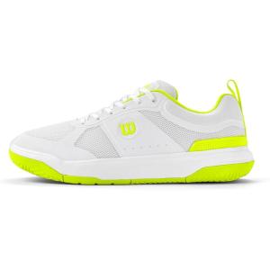Wilson Mens Pickle Pro Men’s Pickleball Shoes(White/Safety Yellow)