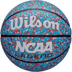 Wilson NCAA Legend Basketballs – Size 5, Size 6 and Size 7(Sky Blue/Red/White)